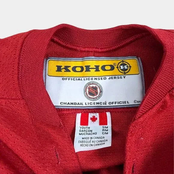 Vintage Phoenix Arizona Coyotes NHL Hockey Jersey Koho Red Youth Small/Medium S/ - Picture 8 of 11